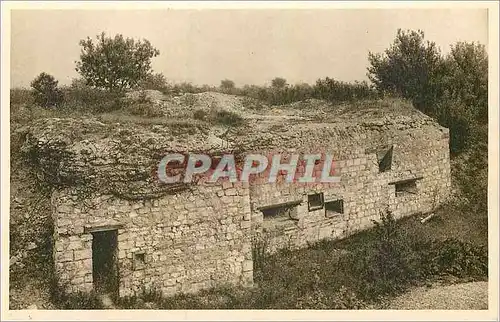 Cartes postales Fort de Vaux Coffre simple Defendant l'Entree Nord Est du Fort Militaria