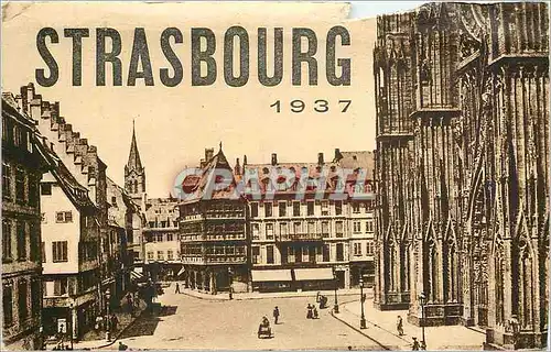Cartes postales Strasbourg 1937