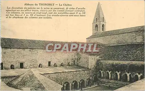 Ansichtskarte AK Abbaye du Thoronet le Cloitre