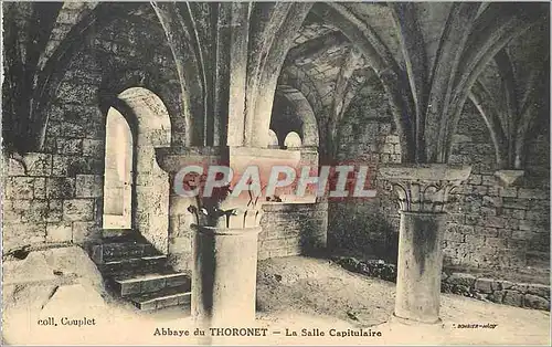 Cartes postales Abbaye du Thoronet la Salle Capitulaire