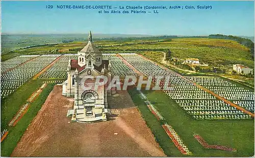 Cartes postales Notre Dame de Lorette La Chapelle et Les Abris des Pelerins