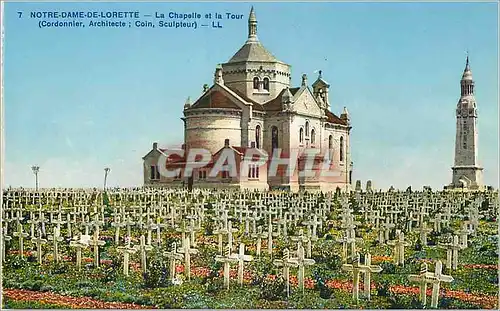 Ansichtskarte AK Notre Dame de Lorette La Chapelle et la Tour