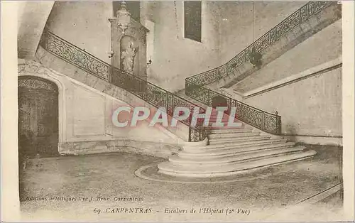 Cartes postales Carpentras Escaliers de l'Hopital (2e Vue)