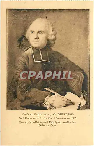 Ansichtskarte AK Musee de Carpentras J s Duplessis (1725 1802)