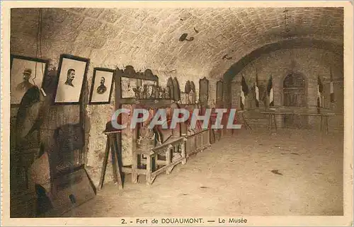Cartes postales Fort de Douaumont Musee Militaria