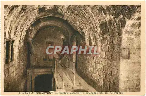 Cartes postales Fort de Douaumont Cantine Cooperative Amenagee par les Allemands Militaria