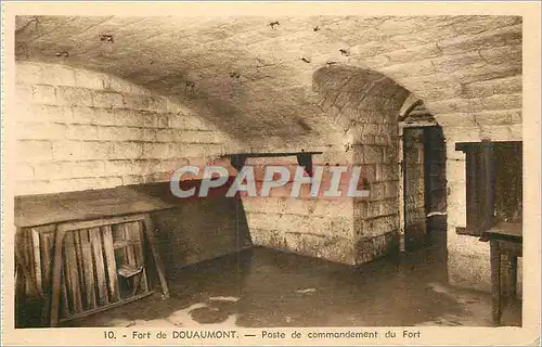 Cartes postales Fort de Douaumont Poste de Commandement du Fort Militaria