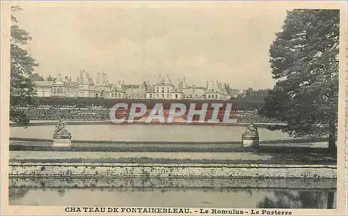 Cartes postales Chateau de Fontainebleau Le Romulus le Parterre