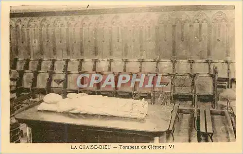Cartes postales La Chaise Dieu Tombeau de Clement VI
