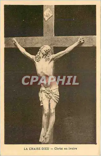 Cartes postales La Chaise Dieu Christ en Ivoire