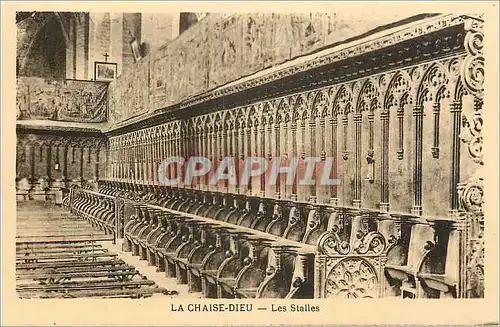 Cartes postales La Chaise Dieu Les Stalles
