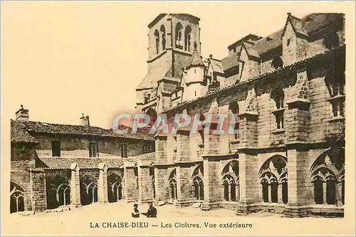 Cartes postales La Chaise Dieu Les Cloitres vue Exterieur