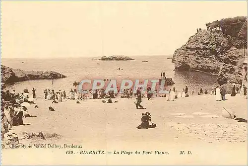 Cartes postales Biarritz La Plage du Port Vieux