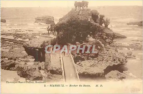 Cartes postales Biarritz Rocher du Basta M D