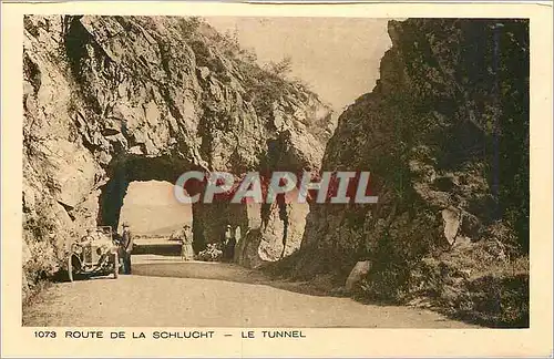 Ansichtskarte AK Route de la Schlucht le Tunnel