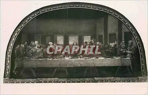 Cartes postales moderne Eglise de Montfarville (Manche) Cene(Leonard de Vinci)