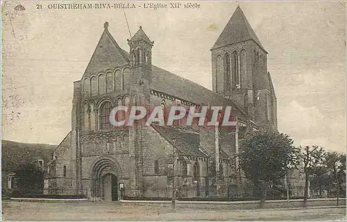 Ansichtskarte AK Ouistreham Riva Bella L'Eglise XIIe Siecle