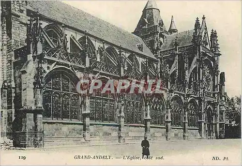 Ansichtskarte AK Grand Andely L'Eglise Cote Sud