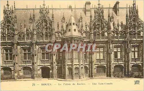 Cartes postales Rouen Le Palais de Justice