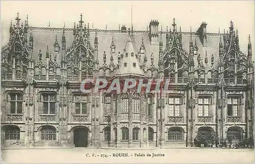 Cartes postales Rouen Le Palais de Justice