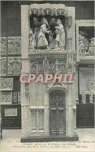 Ansichtskarte AK Cathedrale de Chartres La Presentation de Marie au Temple