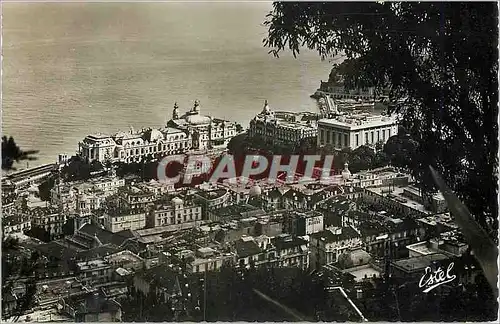 Cartes postales moderne Monte Carlo La Ville et le Casino Estel