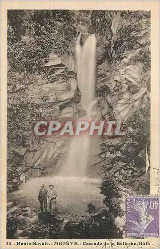 Cartes postales Haute Savoie Megeve Cascade de la belle au Bois