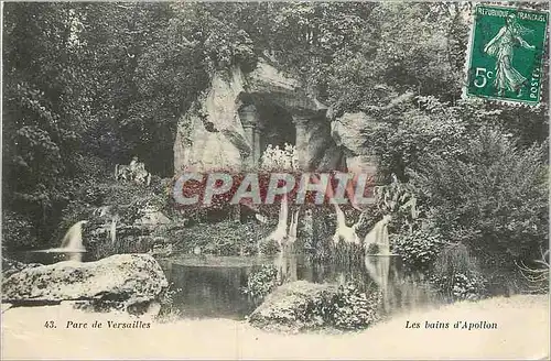 Cartes postales Parc de Versailles Les Bains d'Apollon