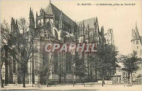 Ansichtskarte AK Nantes La Cathedrale Prise au Nord Est