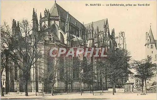 Cartes postales Nantes La Cathedrale Prise au Nord Est