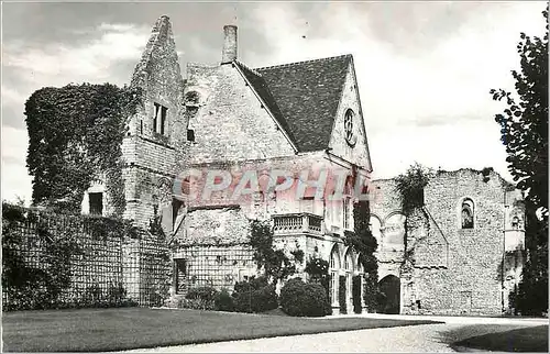 Moderne Karte Senlis (Oise ) Ruines du Chateau Royal