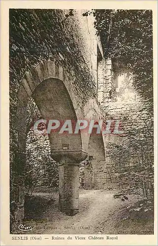 Ansichtskarte AK Bury (Oise) Ruines du Vieux Chateau Royal