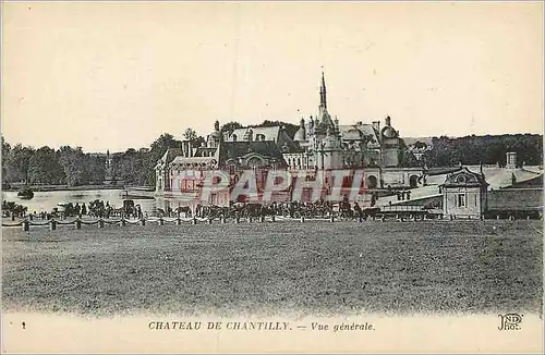 Ansichtskarte AK Chateau de Chantilly Vue Generale