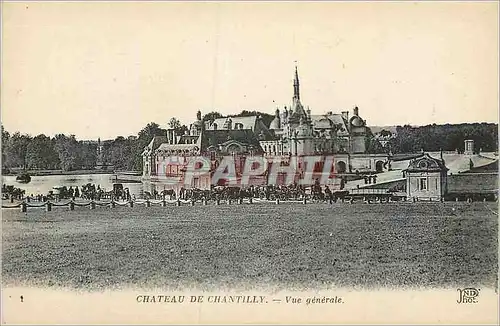 Cartes postales Chateau de Chantilly Vue Generale