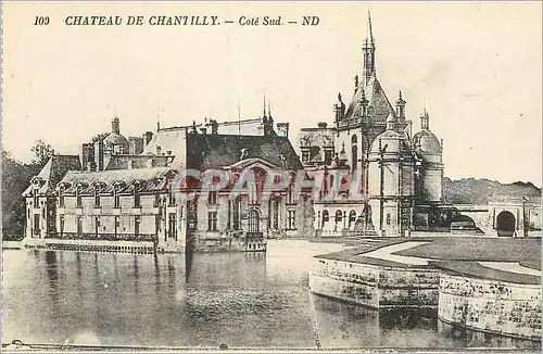 Cartes postales Chateau de Chantilly Chateau Sud