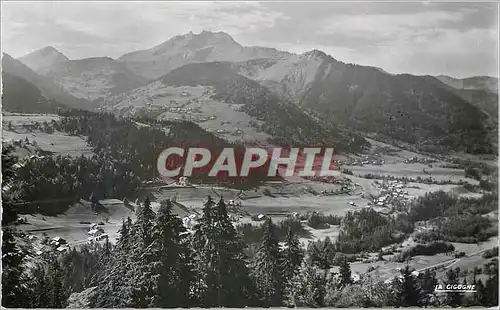 Moderne Karte Morzine (Hte Savoie) Vue Generale Rocd'Enfer (2240 m)