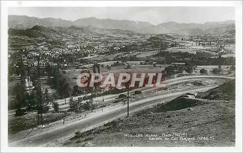 Cartes postales moderne Les Alpes Cap (740m) Lacets du Col Bayard (1246m)