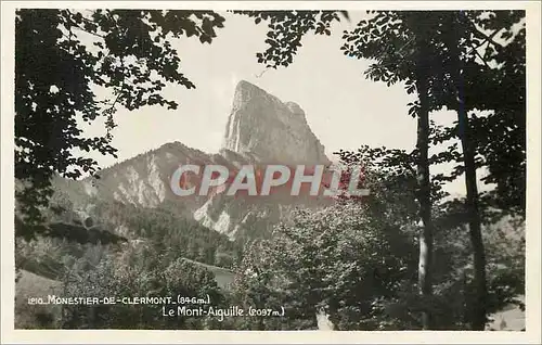 Cartes postales moderne Monestier de Clermont (846m) Le Mont Aiguille (2097m)