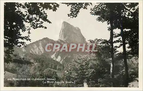 Moderne Karte Monestier de Clermont (846m) Le Mont Aiguille (2097m)