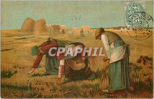Cartes postales Glaneuses Millet