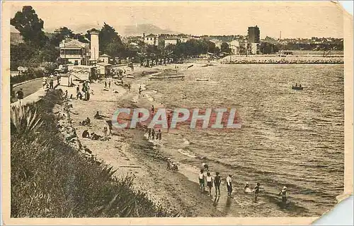 Ansichtskarte AK La Douce de France Cote d'Azur Le Golfe Juan (Alpes Maritimes) La Plage