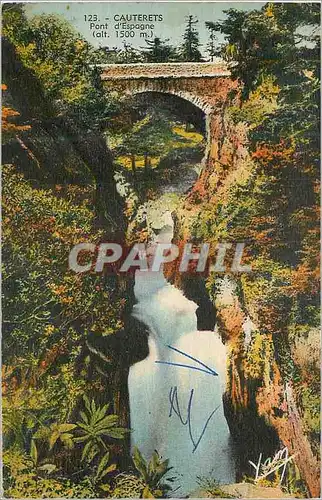 Cartes postales Cauterets Pont d'Espagne (Alt 1500 m)