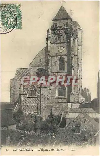 Ansichtskarte AK Le Treport L'Eglise Saint Jacques