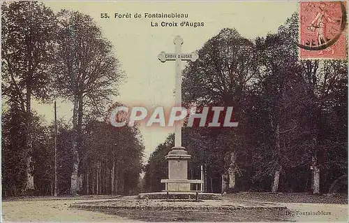 Ansichtskarte AK Foret de Fontainebleau La Croix d'Augas