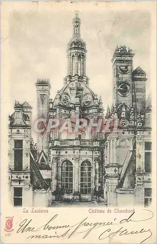 Cartes postales Chateau de Chambord La Lanterne