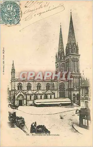 Cartes postales Basilique de Delivrande (carte 1900)