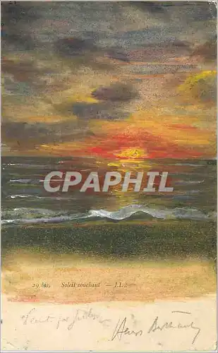 Cartes postales Soleil Couchant