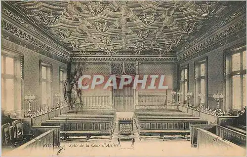 Cartes postales Rouen Salle de la Cour d'Assises