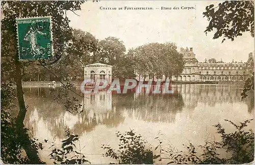 Cartes postales Chateau de Fontainebleau Etang des Carpes