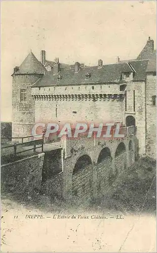 Cartes postales Dieppe L'Entree du Vieux Chateau